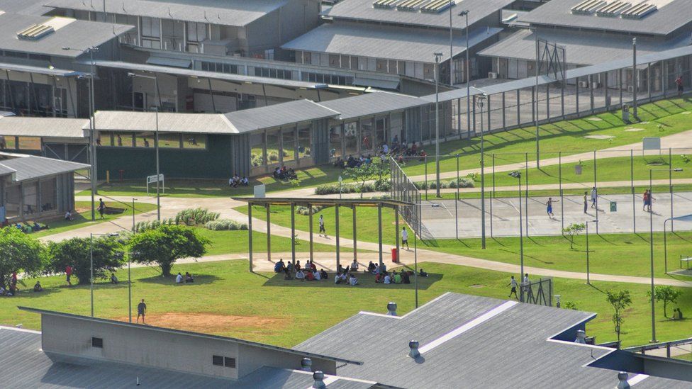 Image of Christmas Island Immigration Detention Centre taken on July 26, 2013
