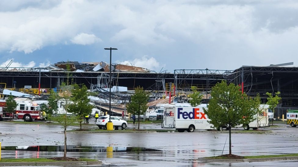 The Portage FedEx building