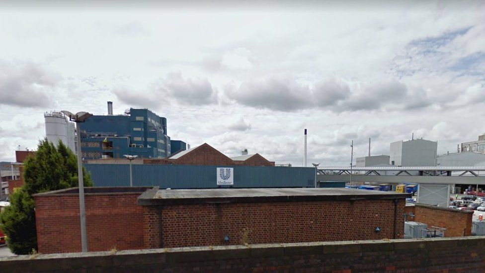 Unilever's factory in Warrington