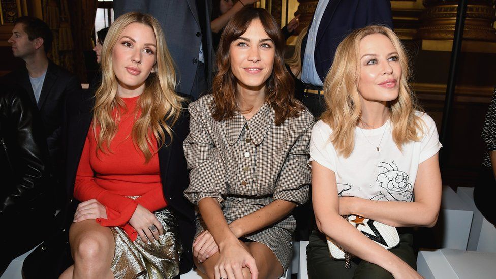 Ellie Goulding, Alexa Chung and Kylie Minogue