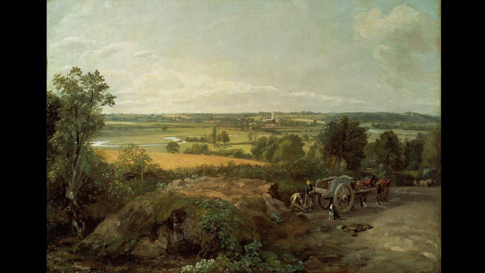 Stour Valley and Dedham Village by John Constable