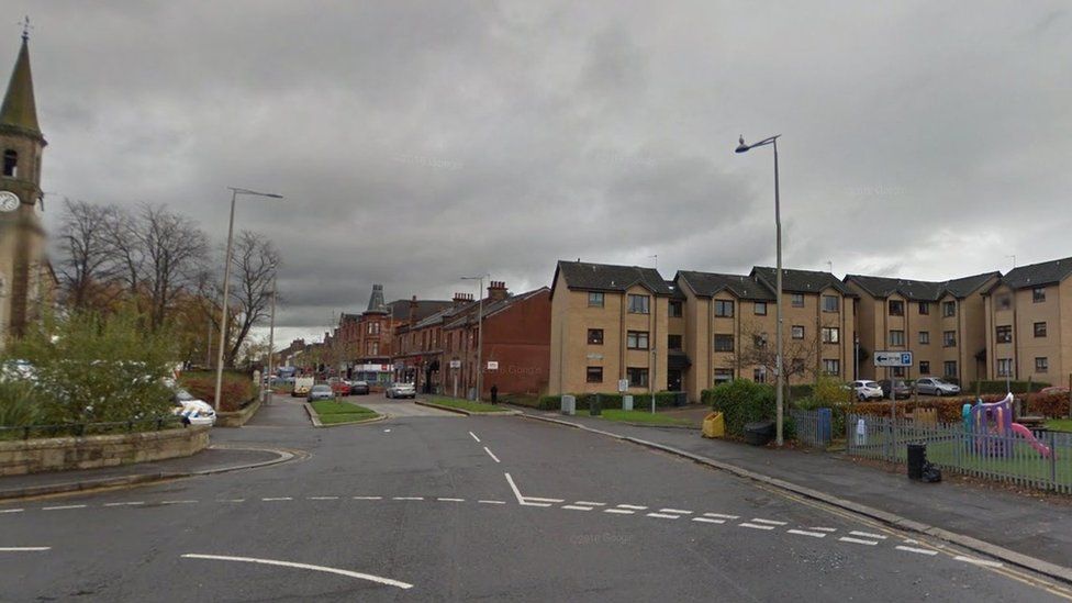 Man, 90, critical, after van incident in Bellshill - BBC News