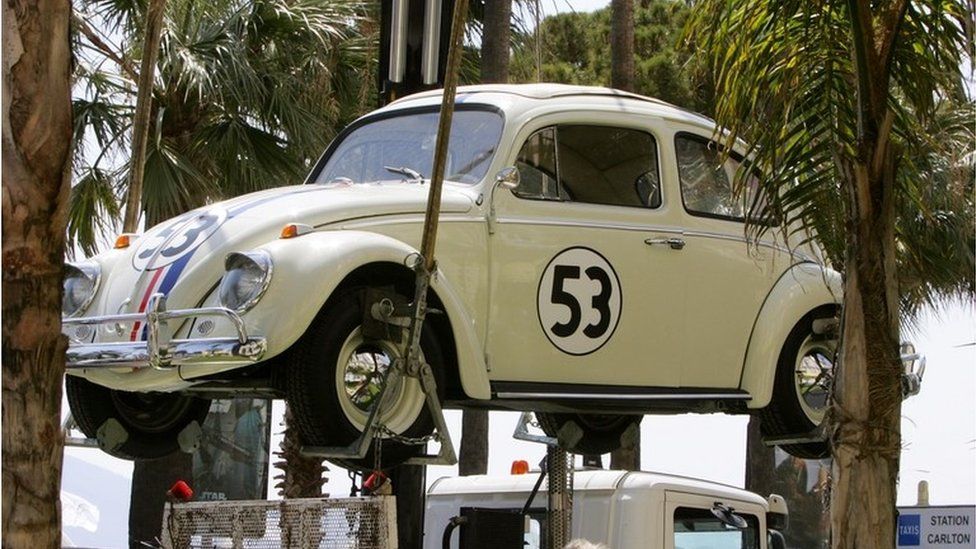 Herbie on display at the Cannes Film Festival 2005