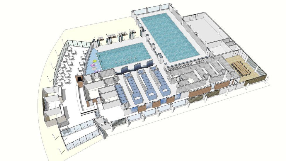 Kenilworth lido Designs for replacement pool revealed BBC News