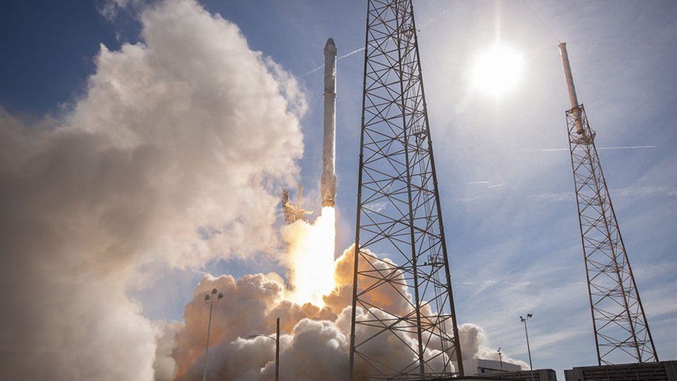 SpaceX Dragon Capsule test flight