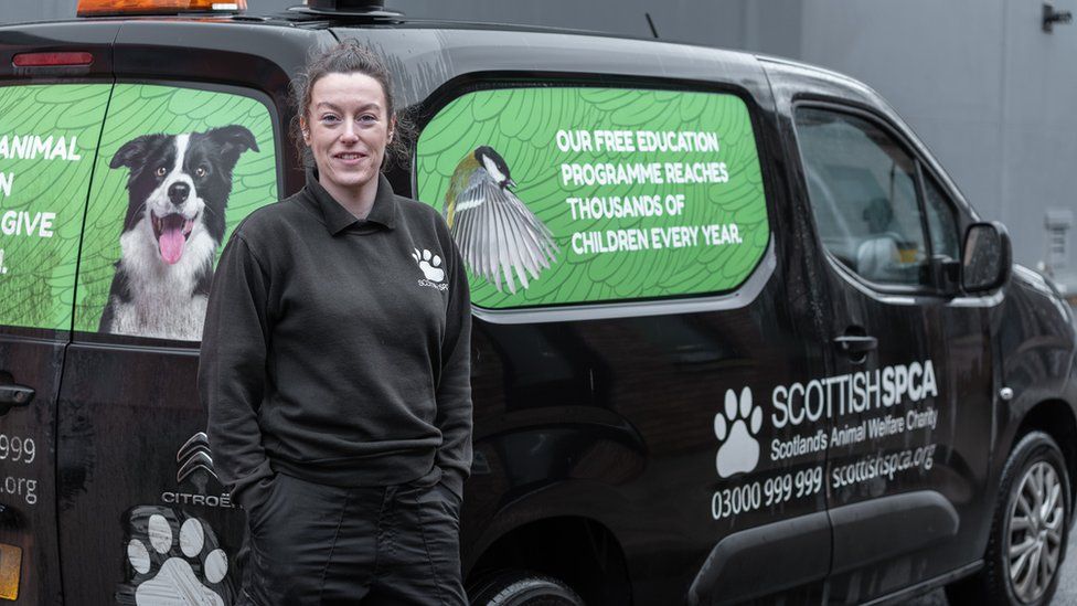 Scottish SPCA animal rescue officer