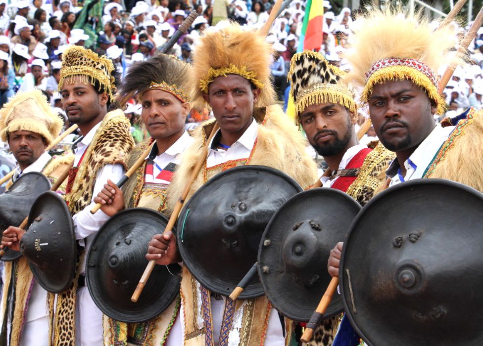 Traditional Oromo men