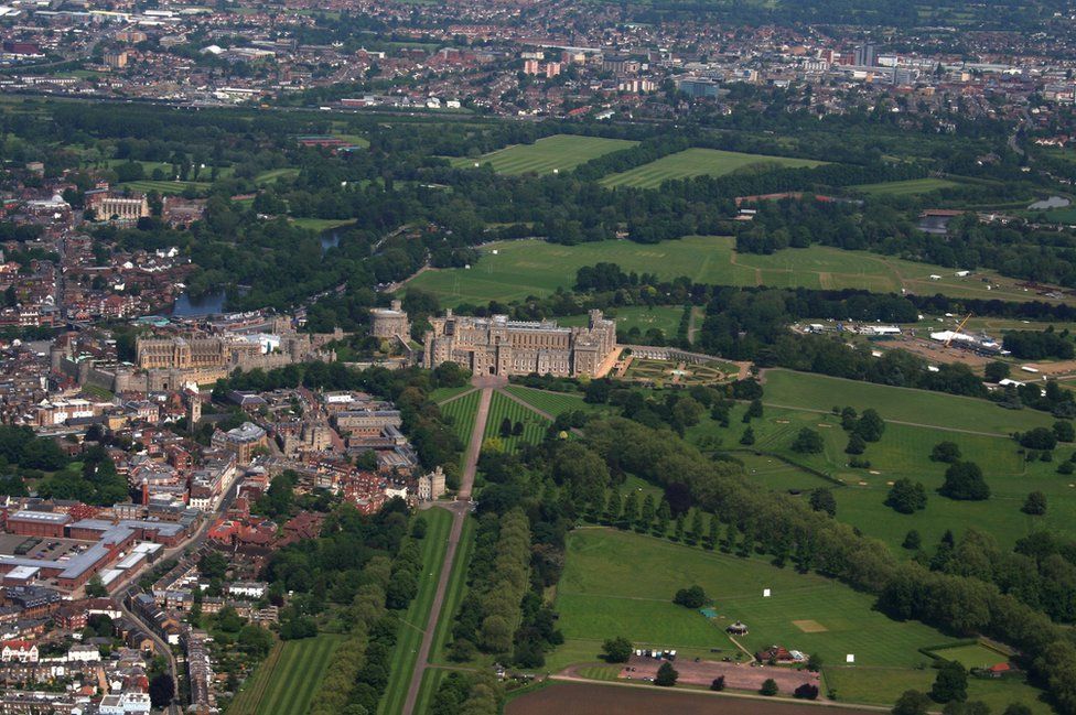 Windsor from the air