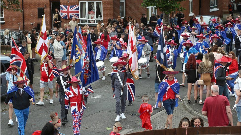 Twelfth of July parades across NI in pictures BBC News
