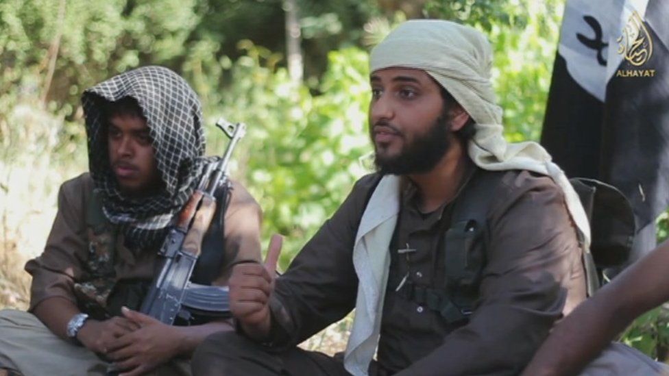 Still from an Isis video featuring Nasser Muthana