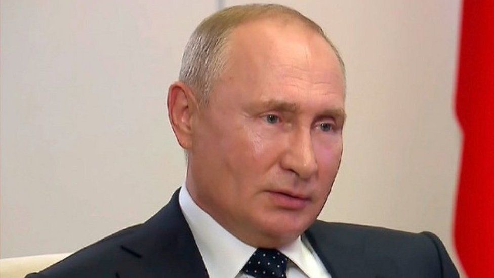 President Putin on Rossiya 1tv, 27 Aug 20