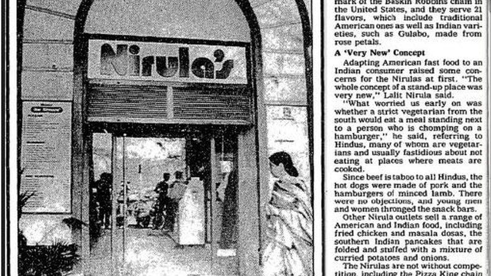 NYT article on Nirulas