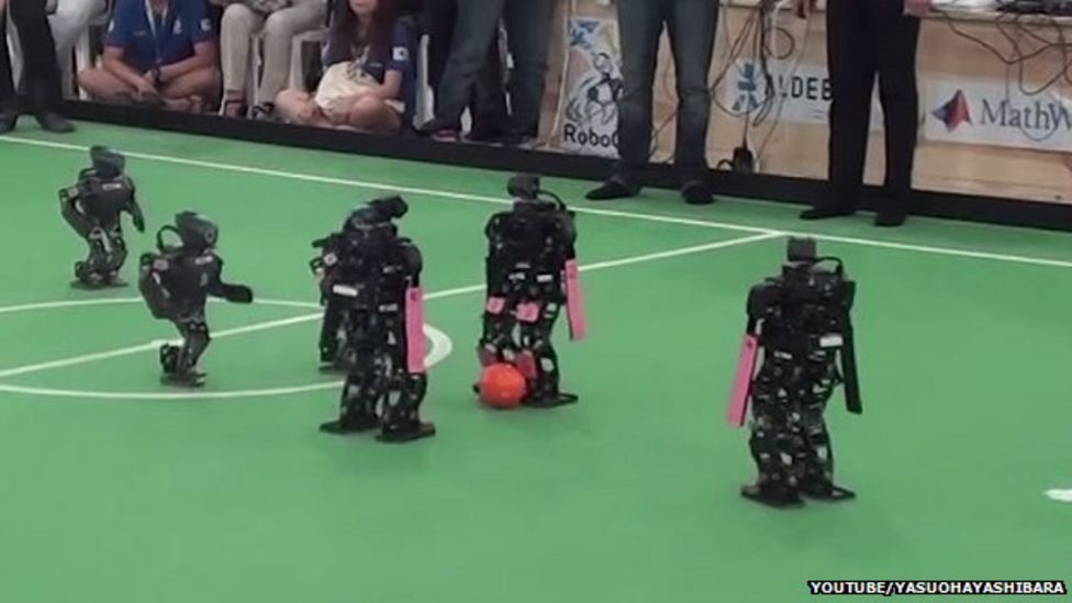 Japan's humanoids scoop 10 win at RoboCup BBC News