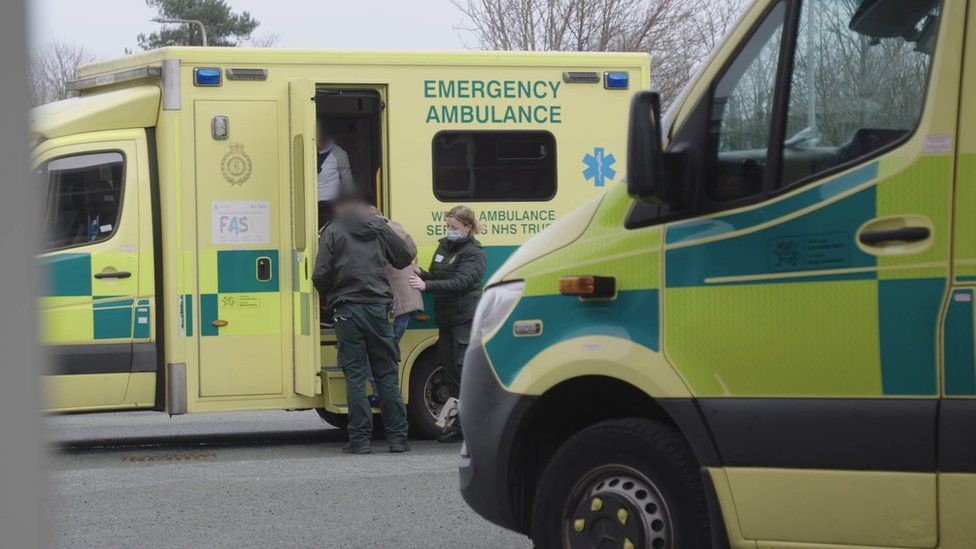 Catherine Magliocco get back on the ambulance