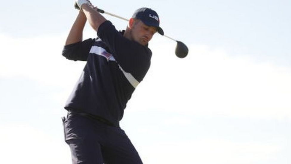 Bryson dechambeau beaten in longest drive final bbc sport