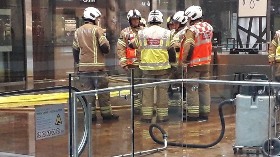 Firefighters at Westfield