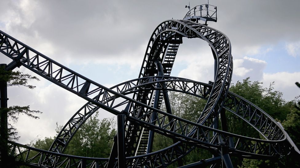 The Smiler rollercoaster at Alton Towers