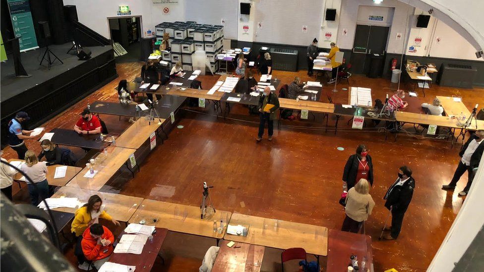 South Wales Central counting at Barry