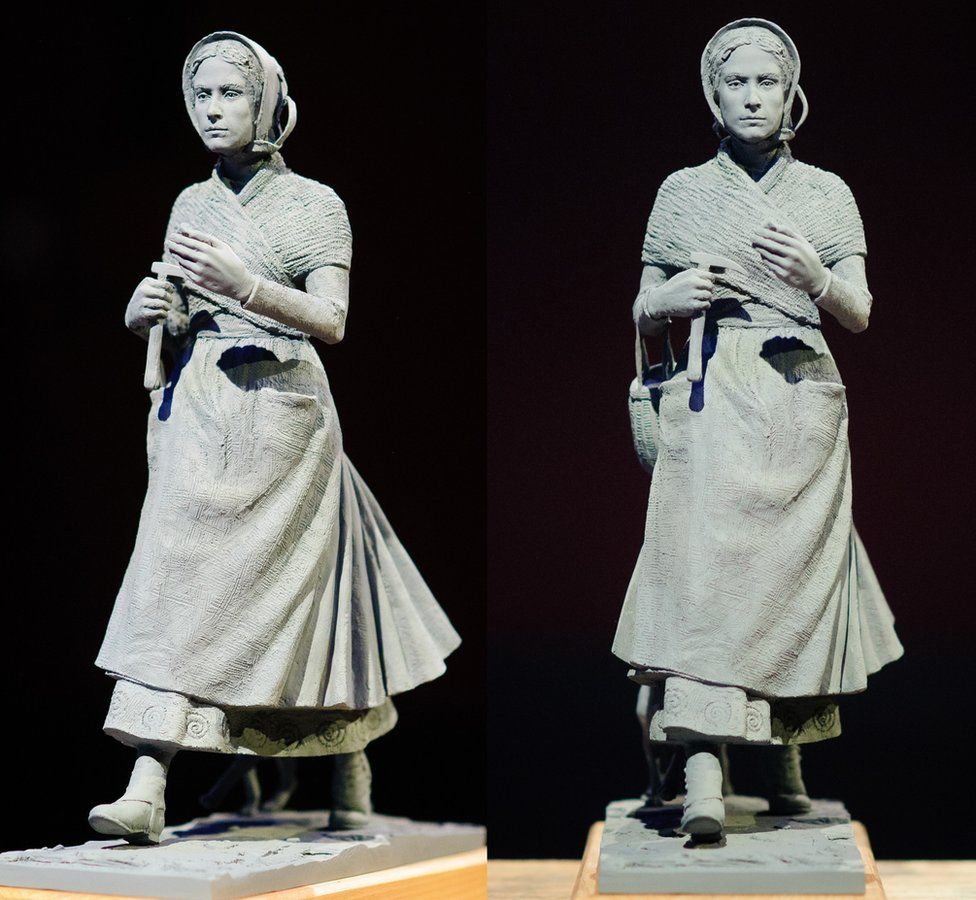 Maquette for Mary Anning statue