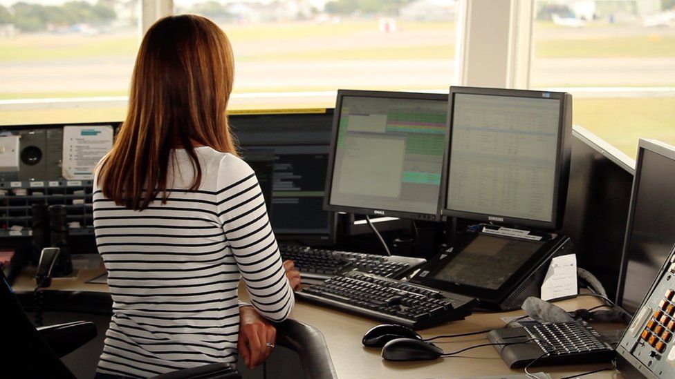 Air traffic control at Cardiff Airport