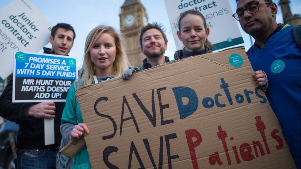 Junior Doctors' Strike: Get Back To Negotiating Table - Hunt - BBC News