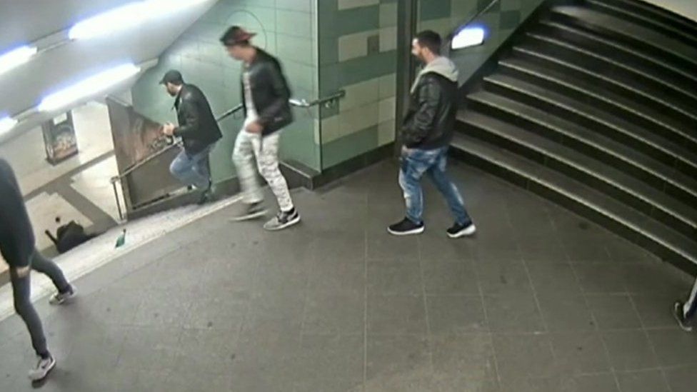 Still from Berlin police video