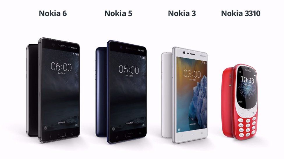 HMD Nokia phone range
