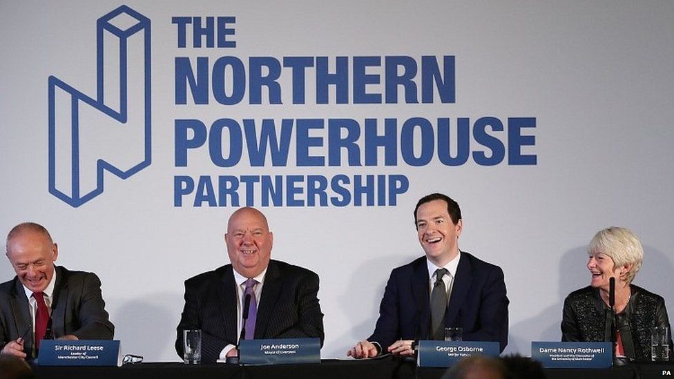 George Osborne at the launch of the Northern Powerhouse Partnership