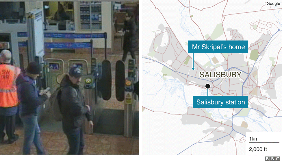 Suspects at Salisbury station