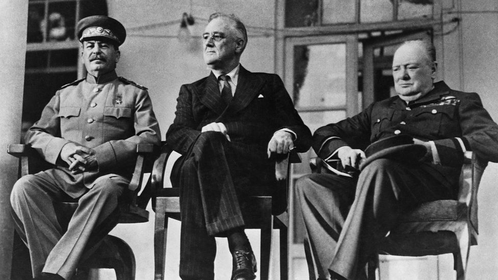 Stalin, Roosevelt and Stalin 1943