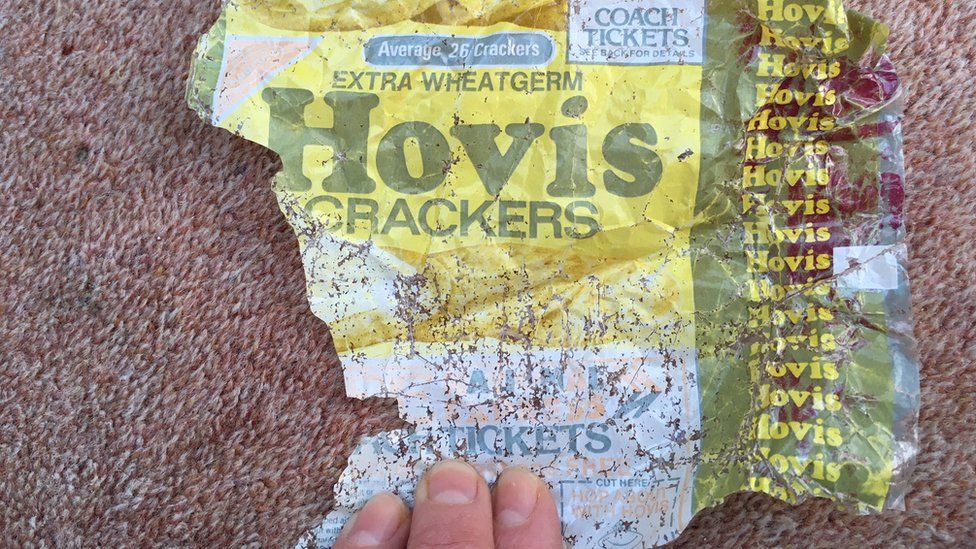 Hovis cracker wrapper