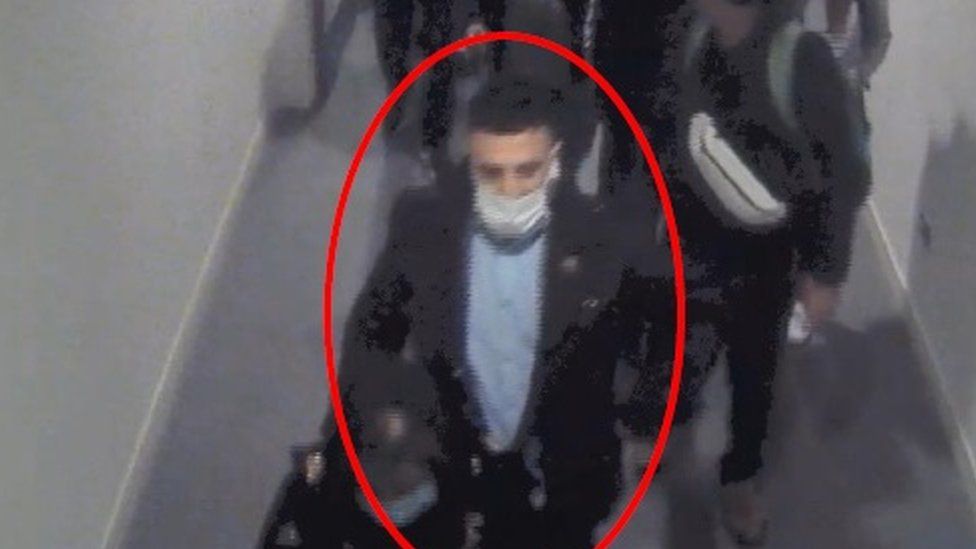 CCTV image of Mohammed Uzair Rashid