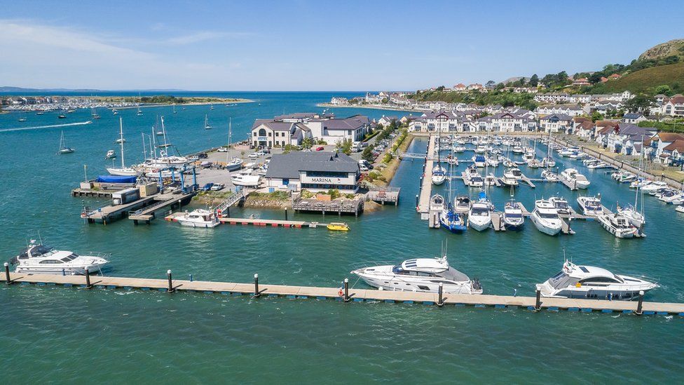 Deganwy Marina on sale for £2.5m BBC News