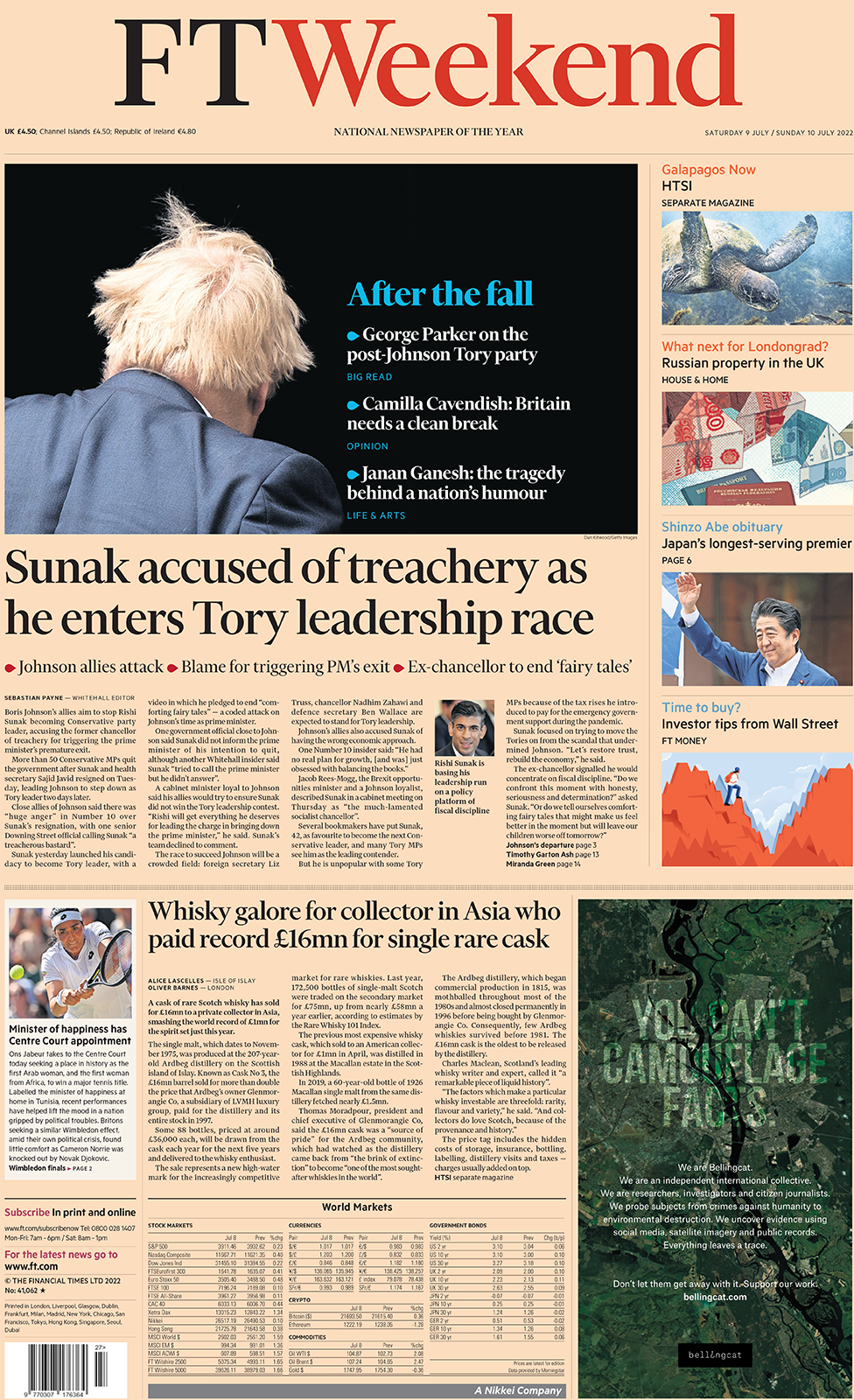 Financial Times front page
