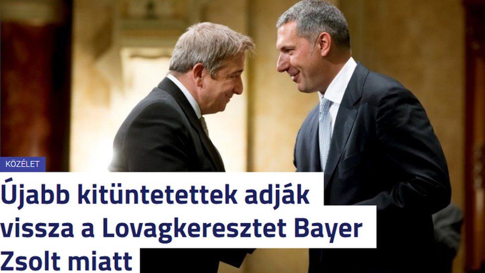 Screengrab from Hungarian news website 24.hu
