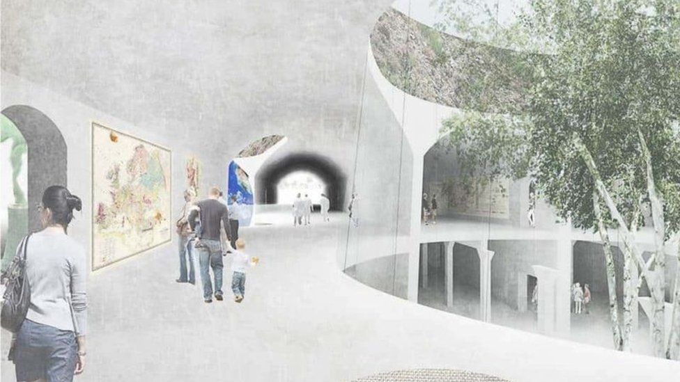 Artists impression of how the centre will look