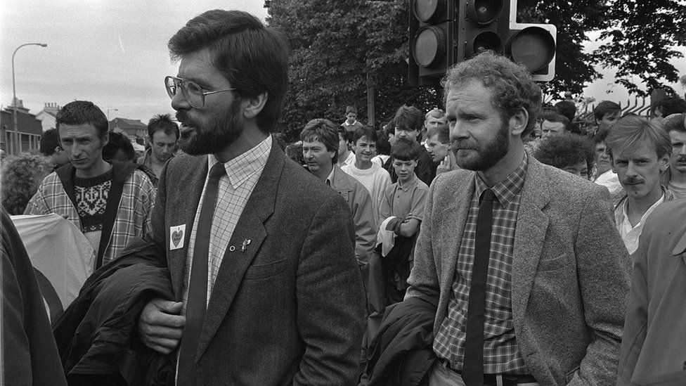 Gerry Adams and Martin McGuinness