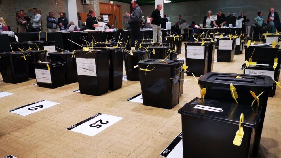 Torbay ballot boxes