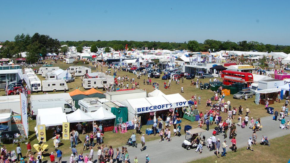 Suffolk Show trade stands