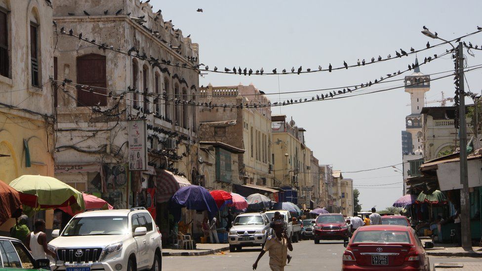 Djibouti city's "European quarter"