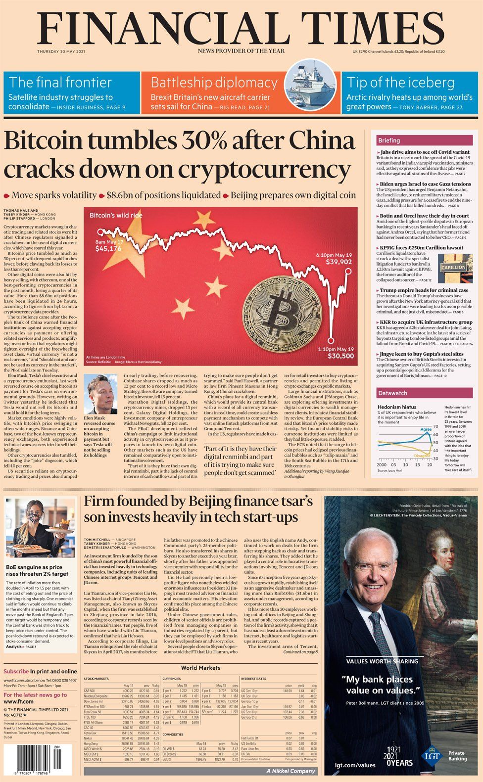 The Financial Times 20 May