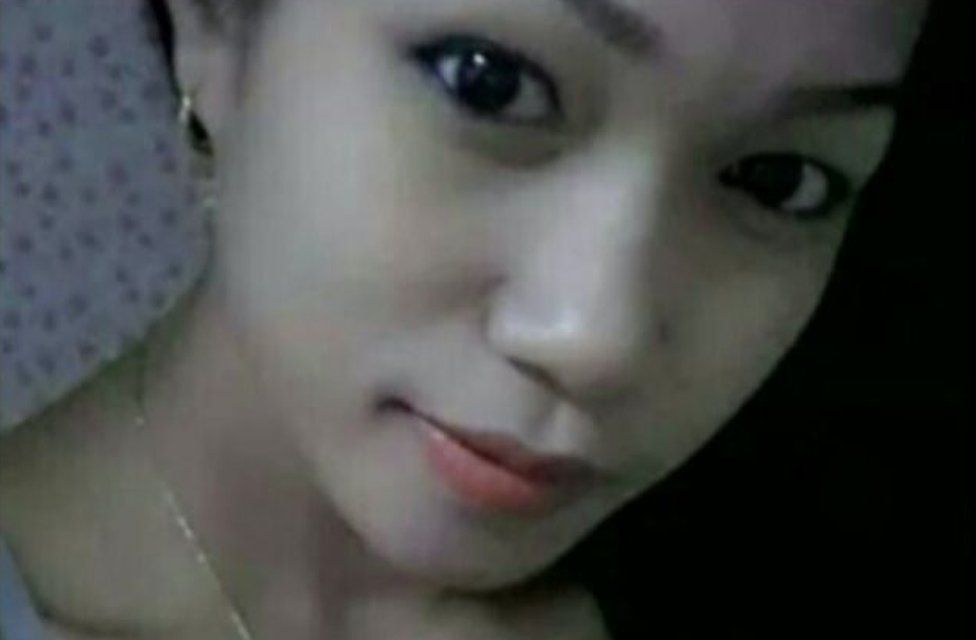 Sumarti Ningsih, was found in a suitcase almost a week after her death, a charge sheet said. She had sustained neck injuries.