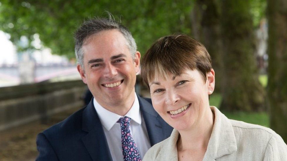 Jonathan Bartley and Caroline Lucas