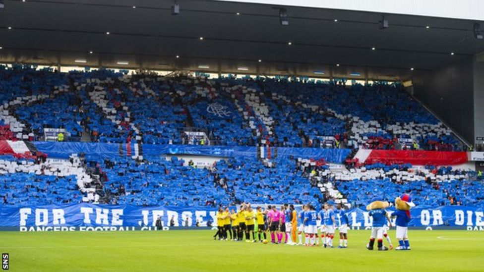 Rangers: Uefa orders Ibrox section to close after 'sectarian singing ...