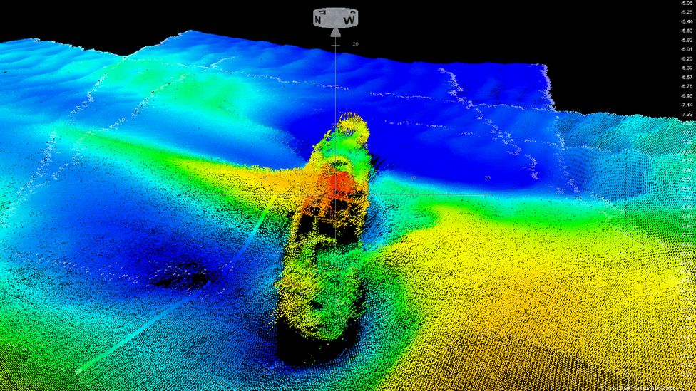 Shipwreck found under Bristol Channel's shifting sands - BBC News