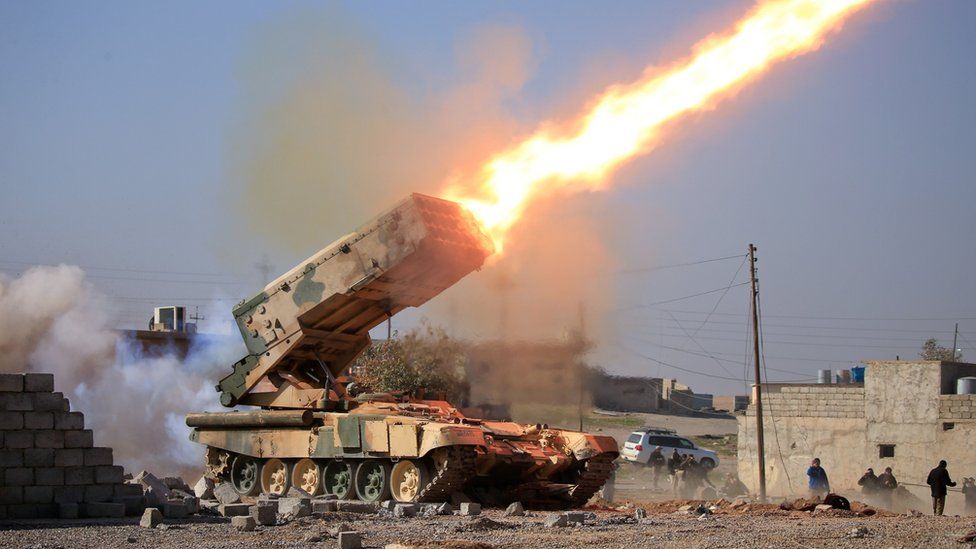 Iraqi army launches rocket
