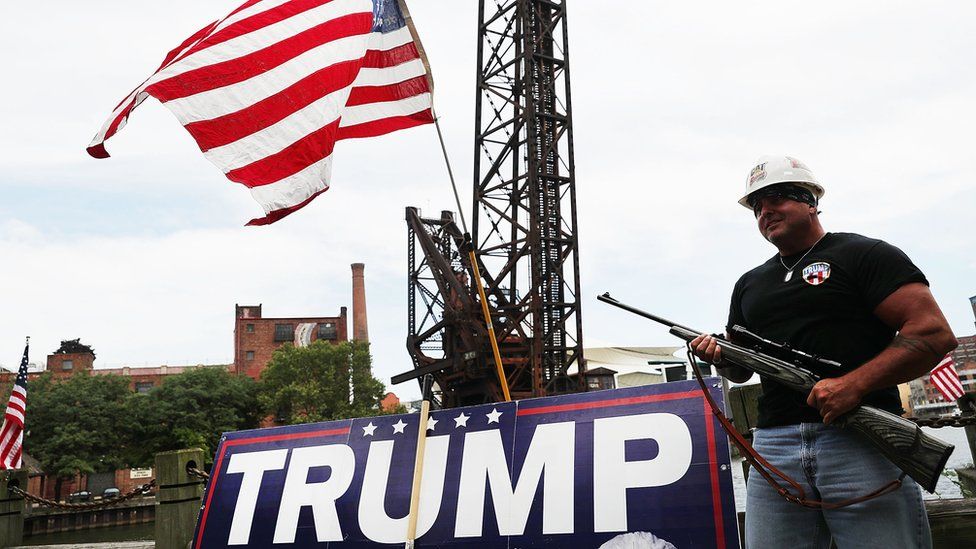 Gun rights campaigner at Republican National Convention