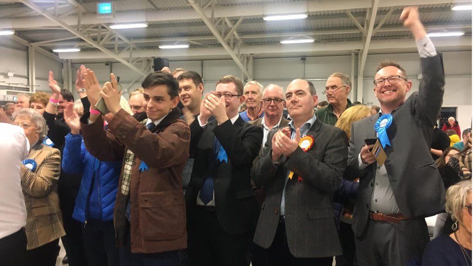 Joy in Montgomeryshire as the Conservatives hold the seat
