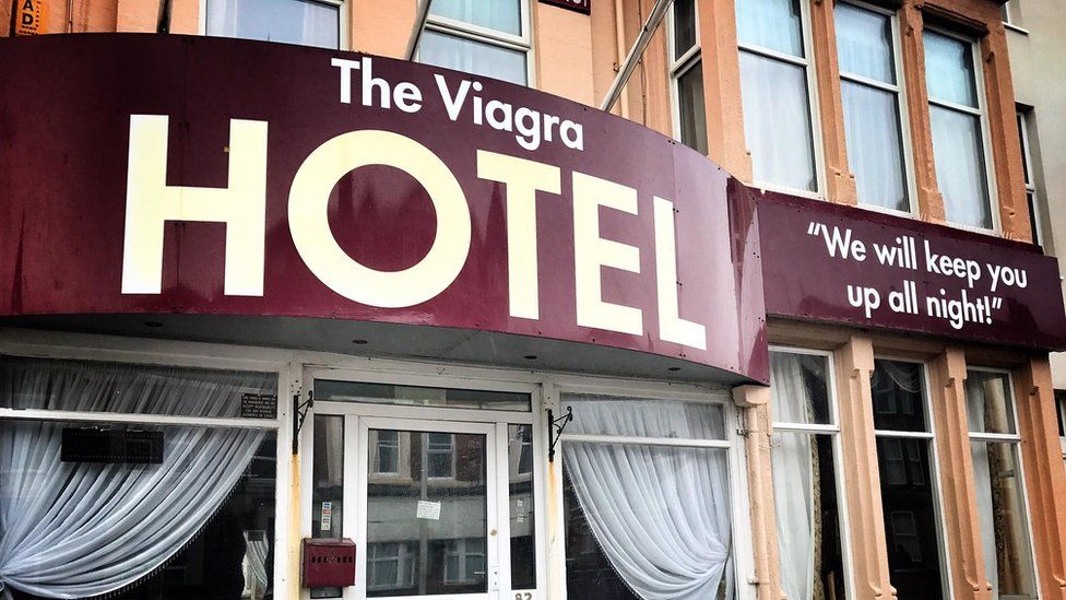 Blackpool Viagra Hotel name change sparks 'weirdo' fears - BBC News