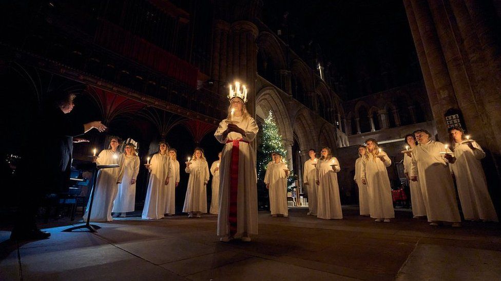 Sankta Lucia at Hexham Abbey